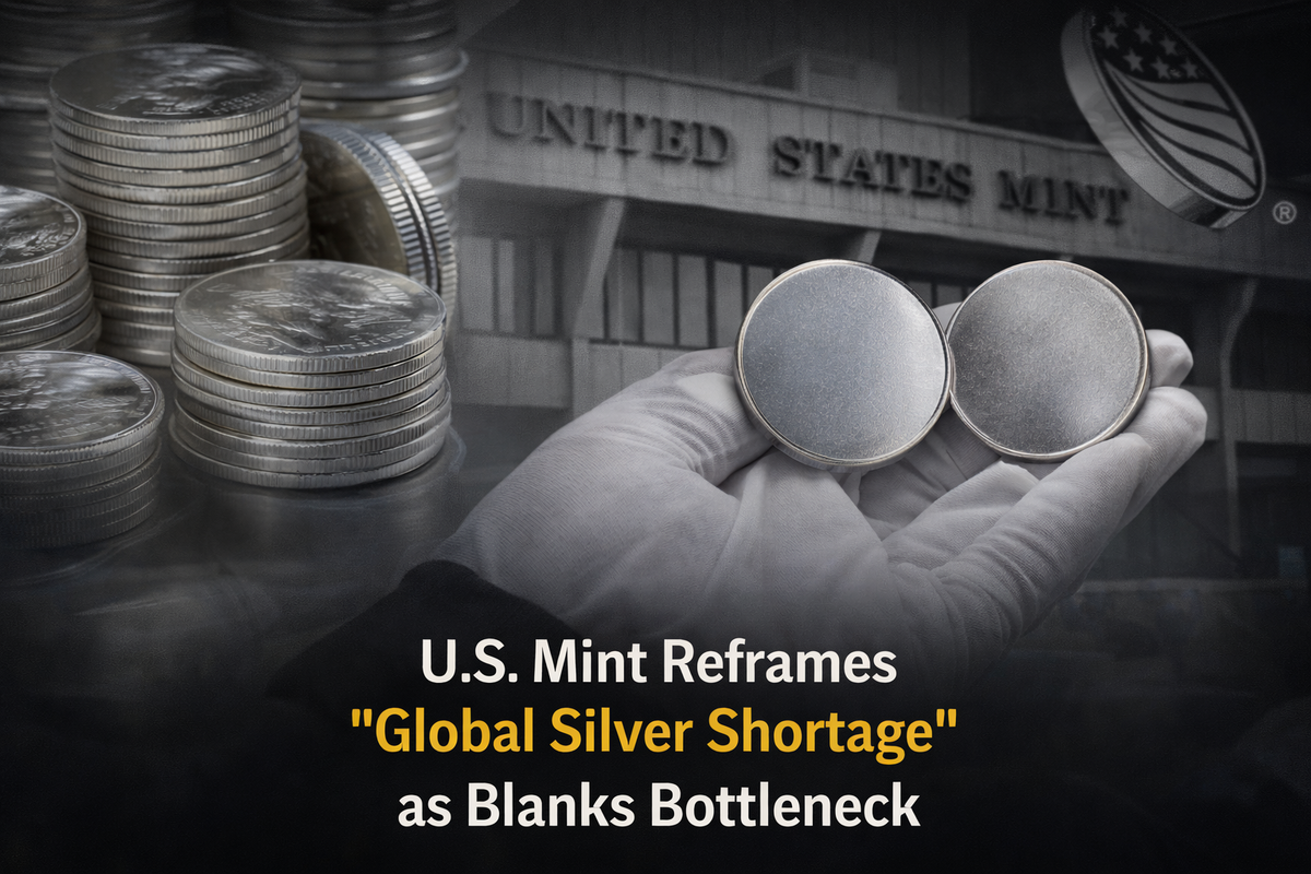 U.S. Mint Reframes “Global Silver Shortage” as Blanks Bottleneck [May 25, 2021]